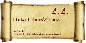 Linka Liberátusz névjegykártya